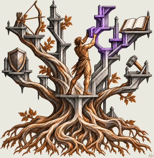 Evolution, LitRPG, and AI Harnesses