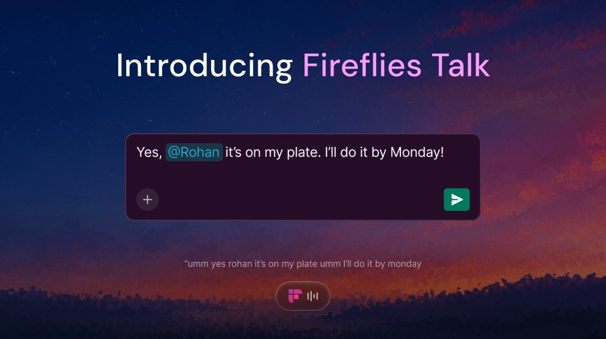 Introducing Fireflies Talk