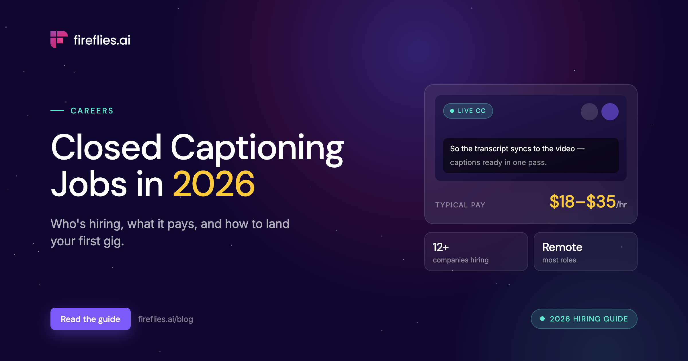 Closed Captioning Jobs in 2026: Companies Hiring, Pay Rates & How to Get Started