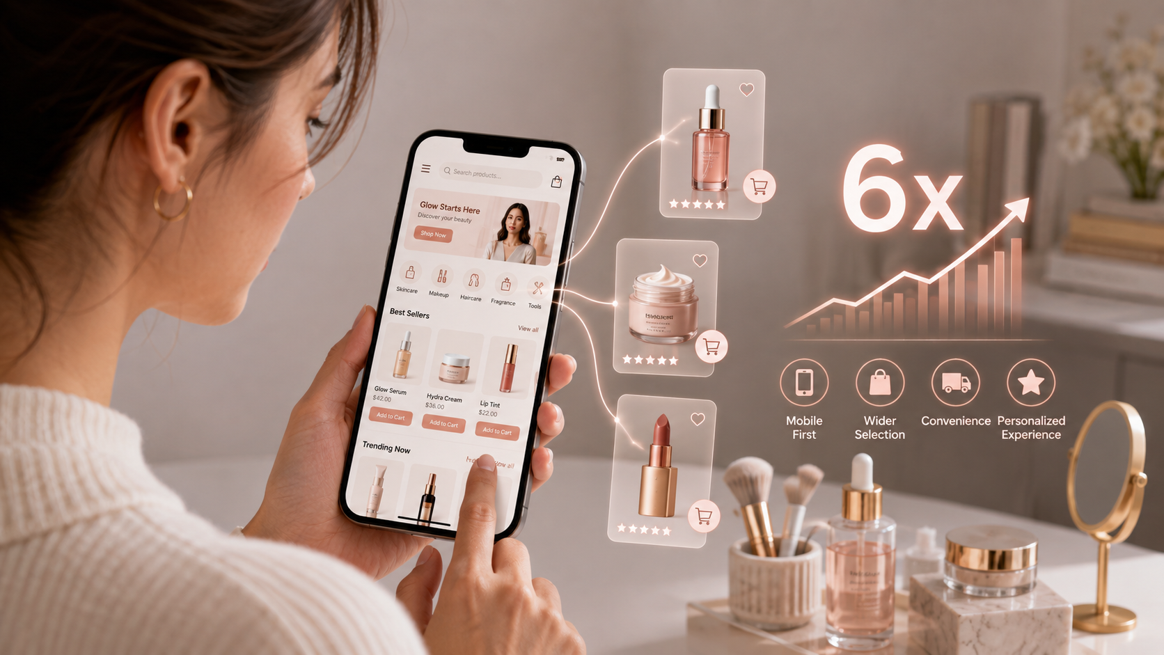 Firework | Beauty Ecommerce Just Outgrew the Store by 6x. Here's What's Driving It.