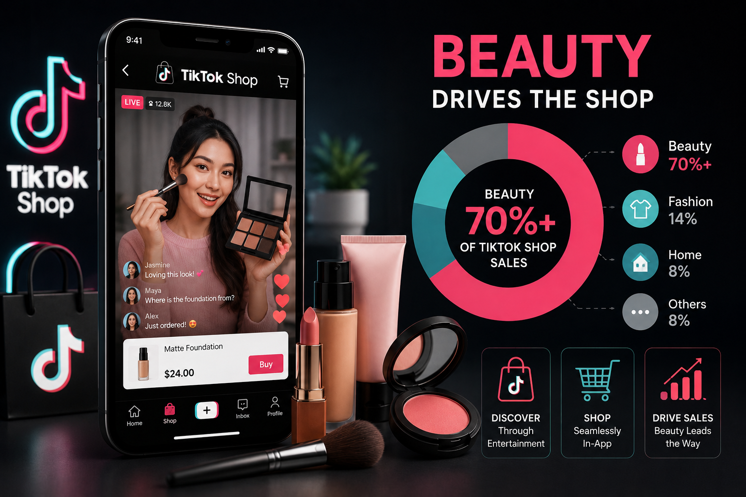 Firework | TikTok Shop Now Drives Most of Its Sales From One Category: Beauty