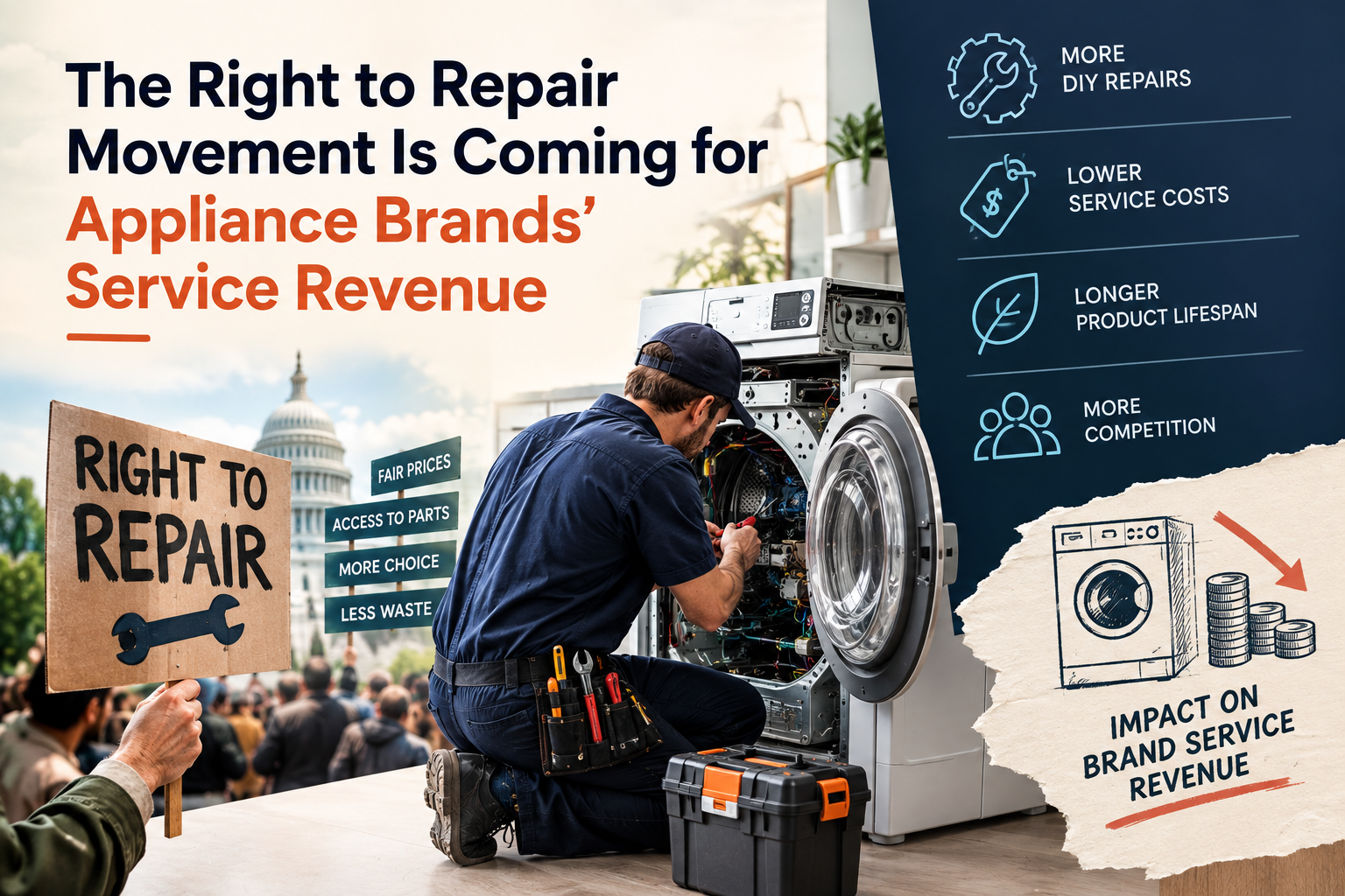 Firework | The Right to Repair Movement Is Coming for Appliance Brands' Service Revenue