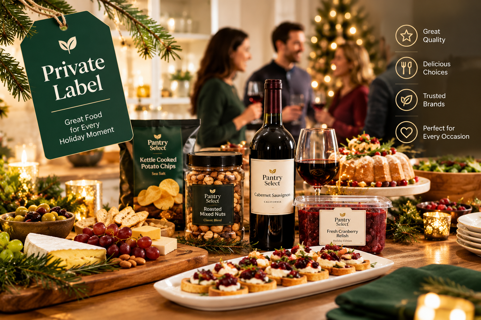 Firework | Private Label Is Becoming the Star of Holiday Entertaining, Not Just the Budget Option