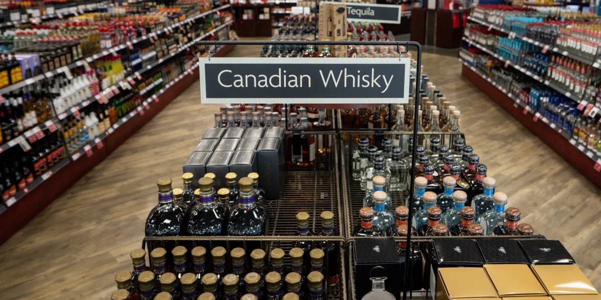 The U.S. just banned nearly $1 billion in Canadian imports—and 87% of it is booze