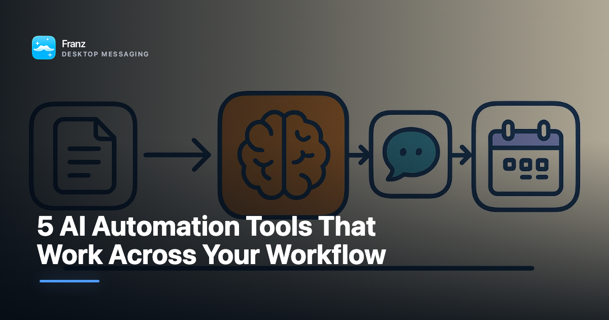 5 AI Automation Tools That Work Across Your Workflow