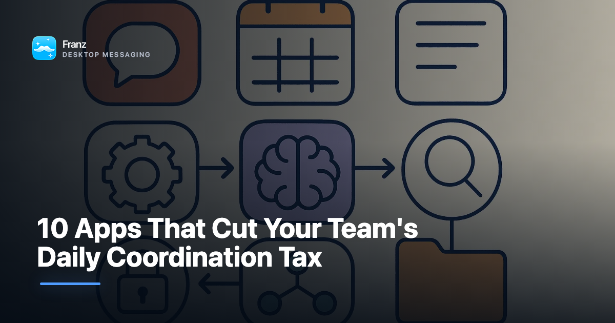 10 Apps That Cut Your Team's Daily Coordination Tax