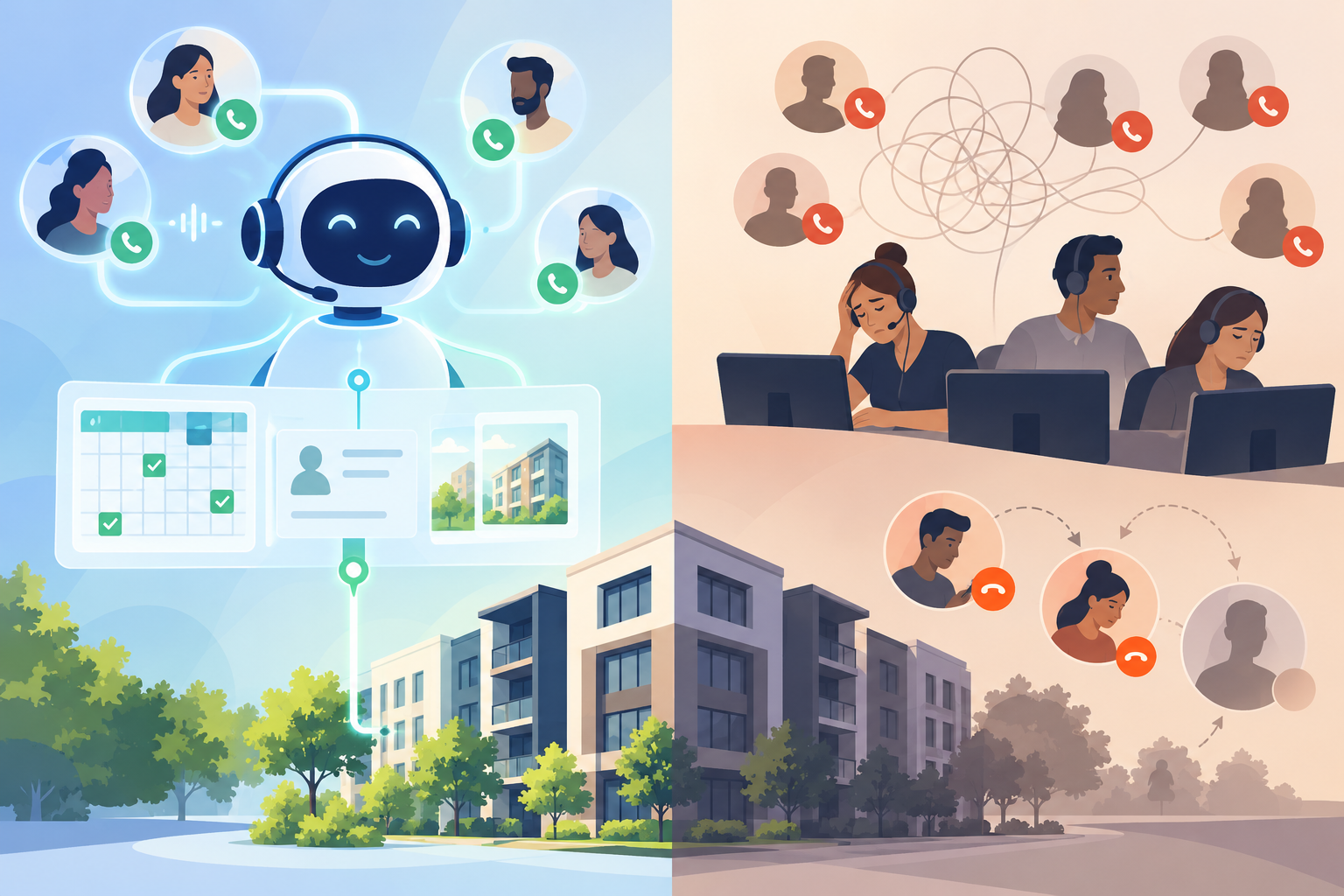 AI receptionist vs live answering service: A side-by-side comparison