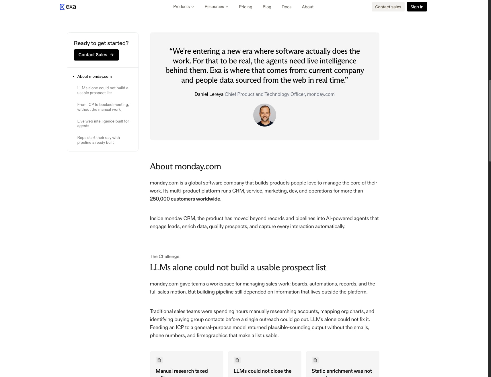 Design Inspiration from exa.ai