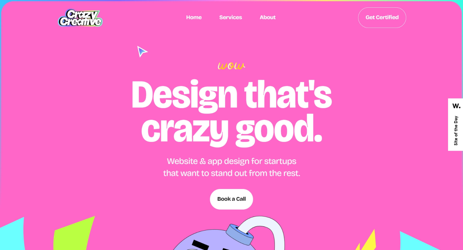 Design Inspiration from crazycreative.design