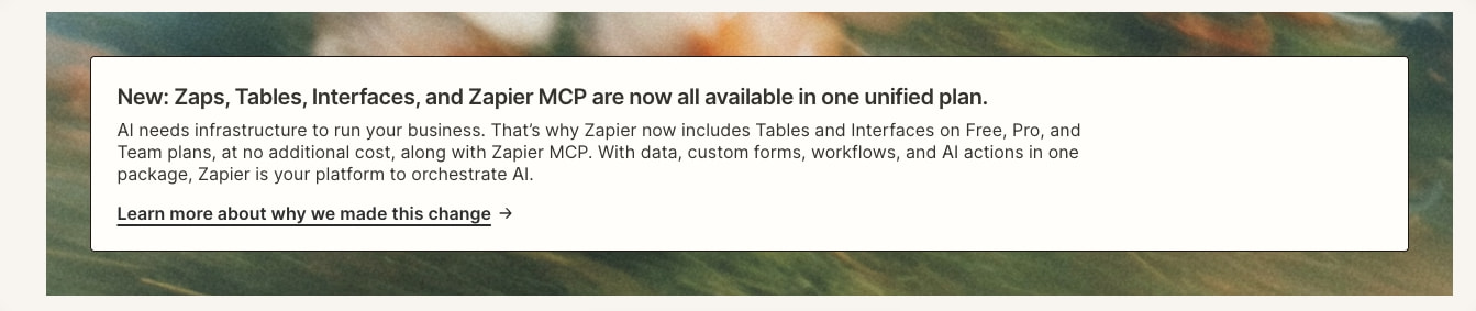 Design Inspiration from zapier.com