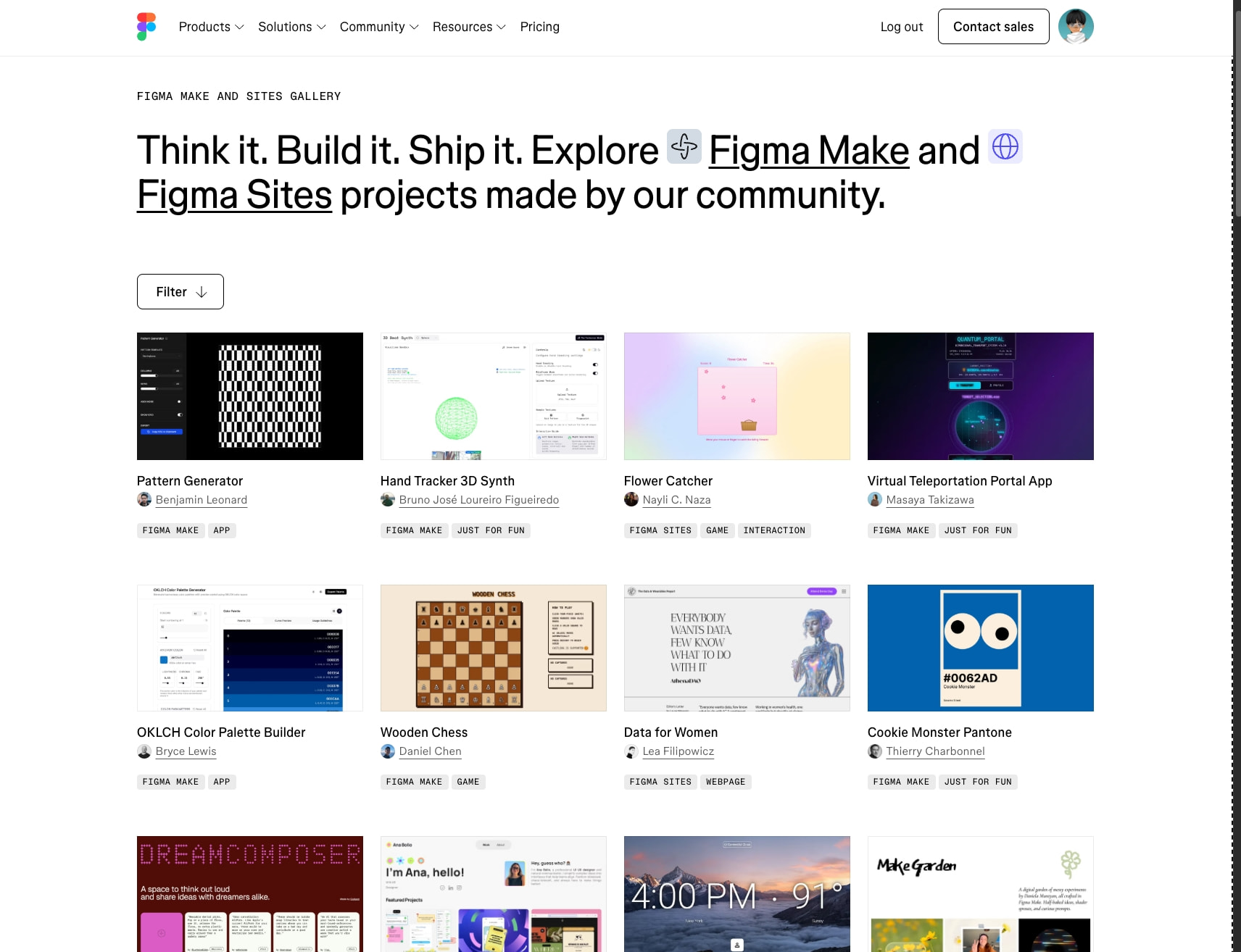 Design Inspiration from figma.com
