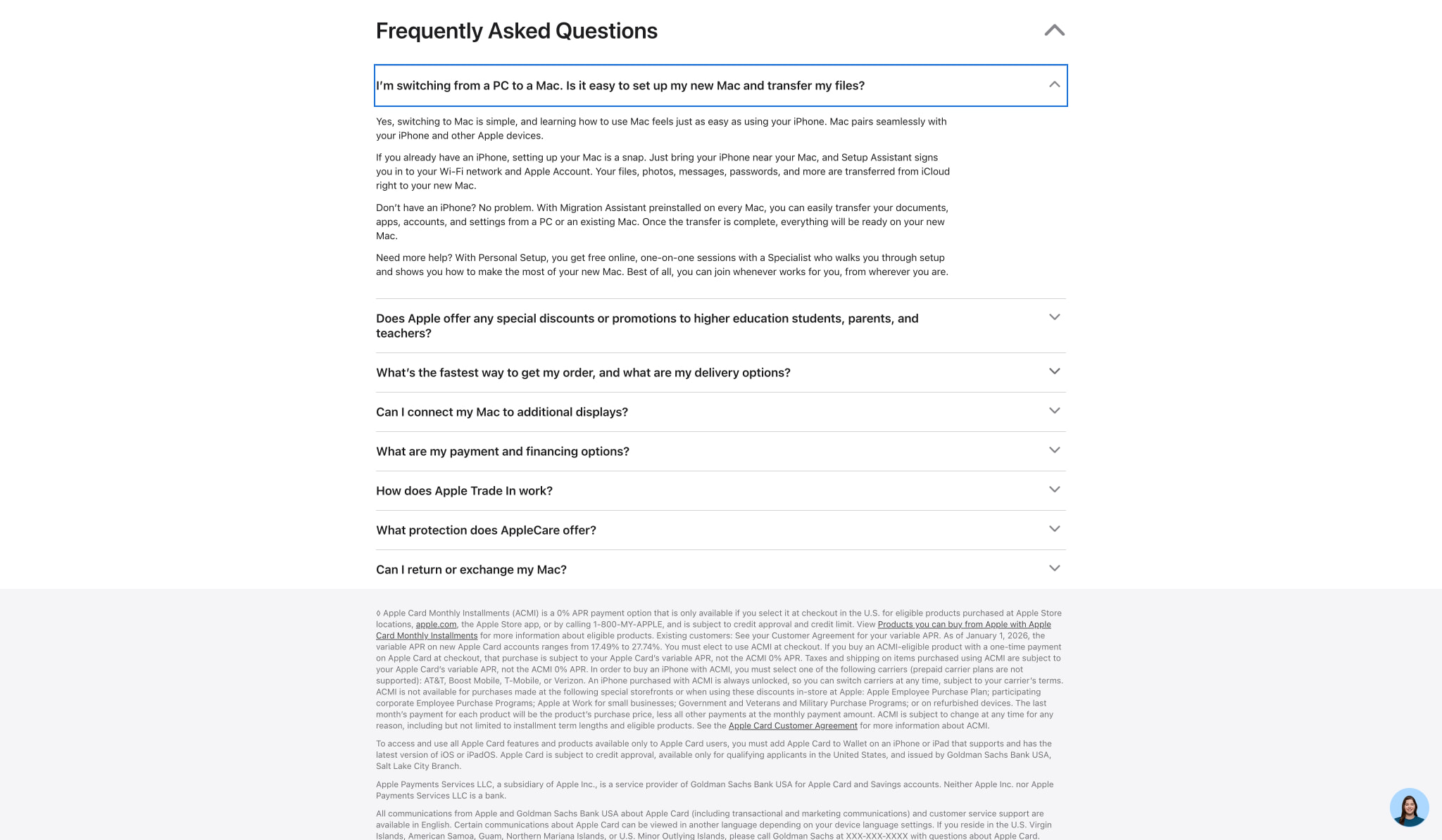 Design Inspiration from apple.com