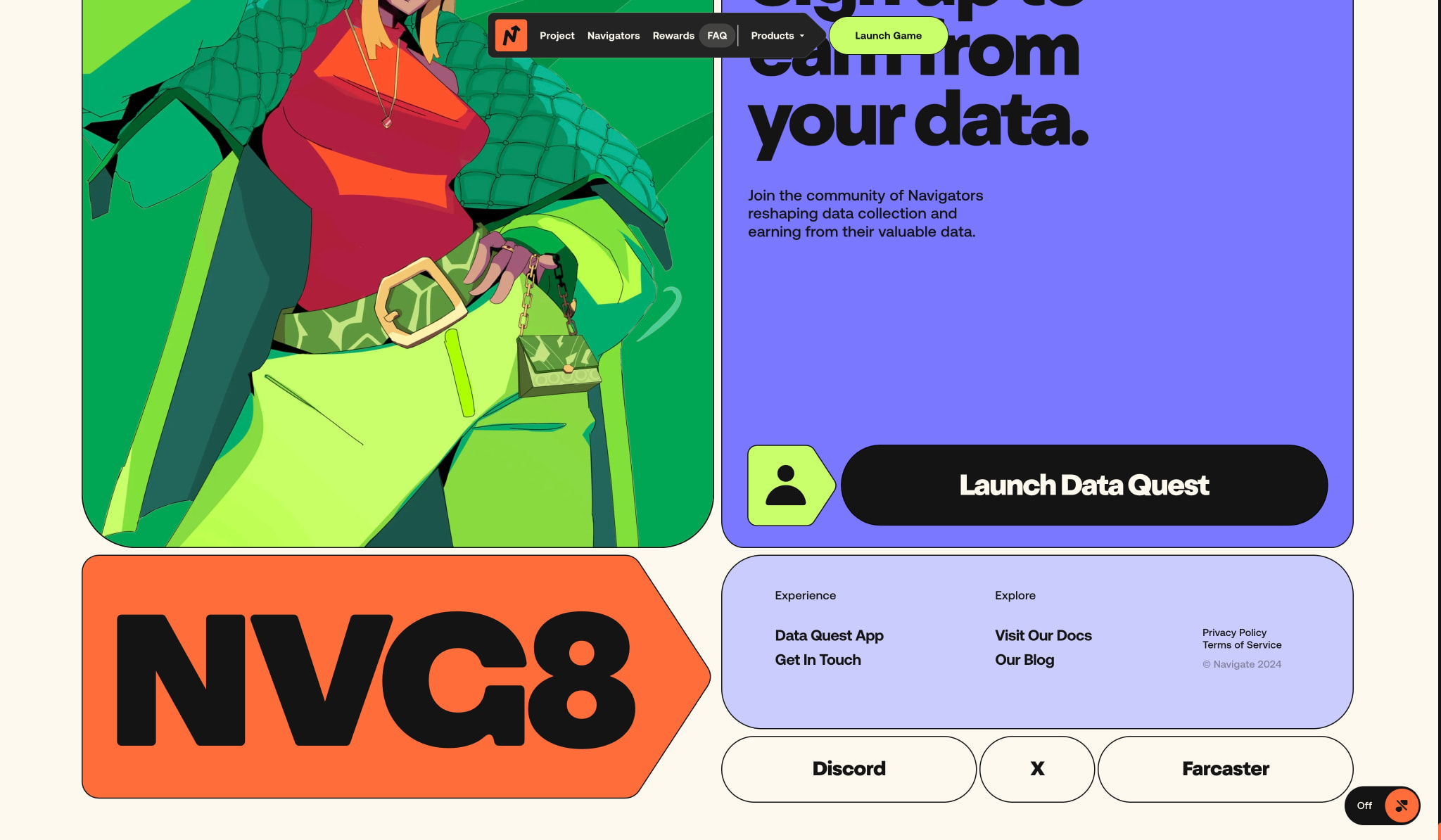 Design Inspiration from nvg8.io