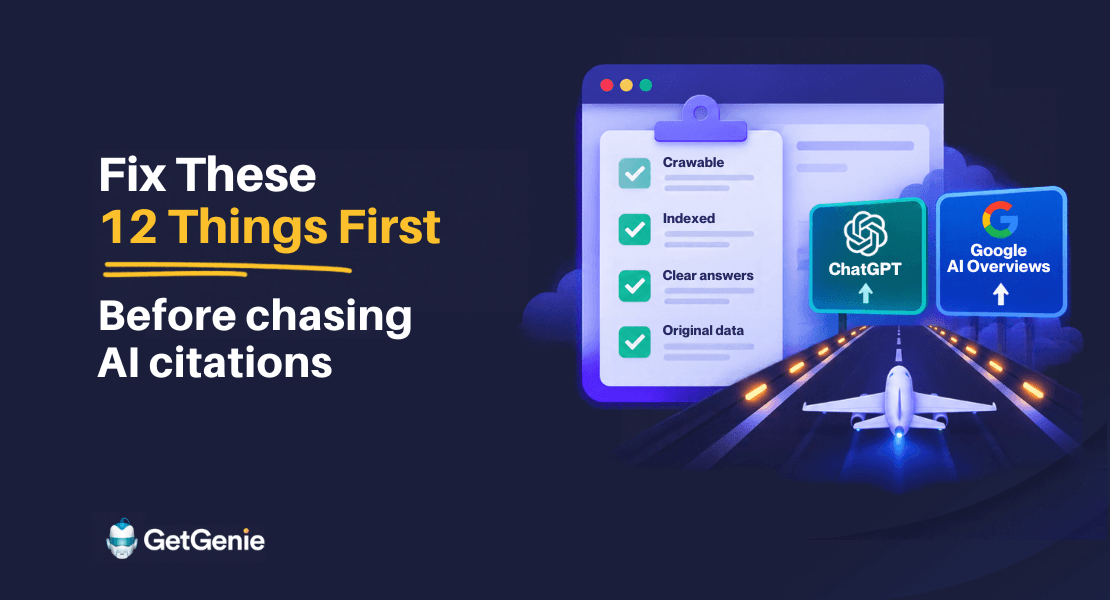 12 Things to Fix Before Trying to Rank in ChatGPT or Google AI Overviews – AI Search Optimization Tips
