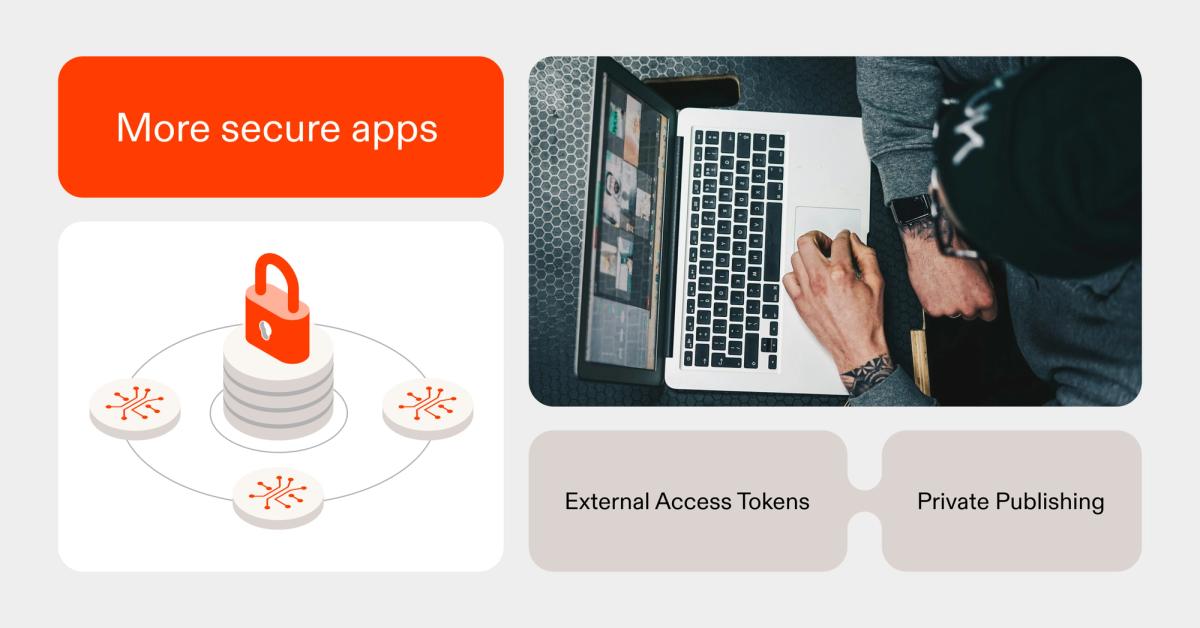 Secure more apps with External Access Tokens and Private Publishing