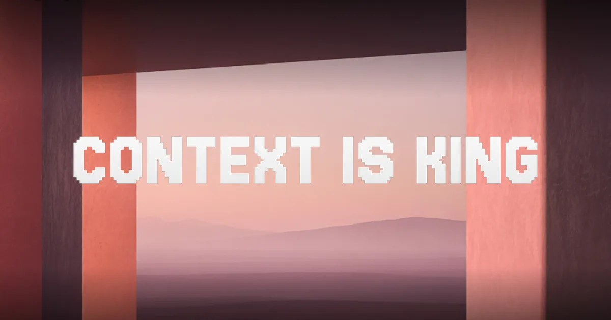 Context is King #4: Source-Grounded Context for Coding Agents