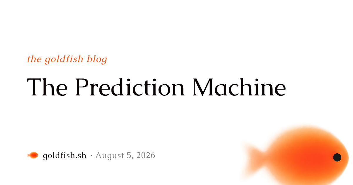 The Prediction Machine