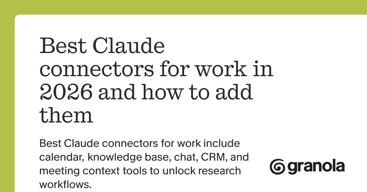 Best Claude connectors for work in 2026 and how to add them