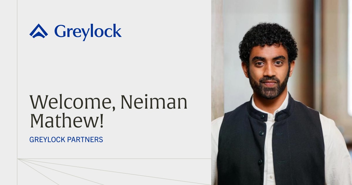Welcome, Neiman Mathew!