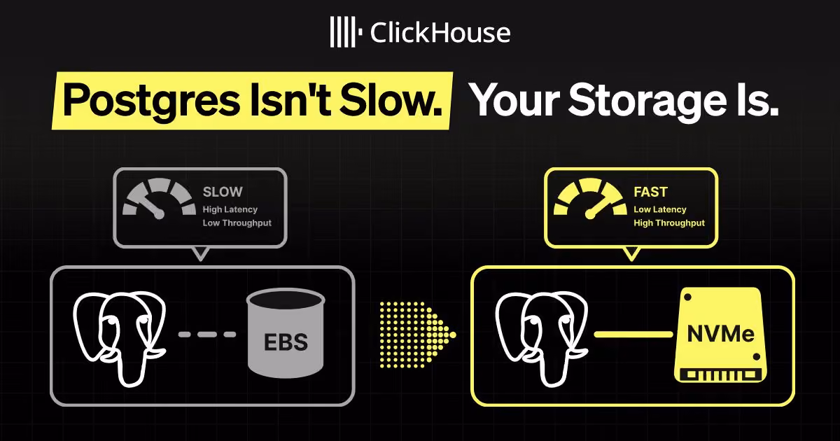 Postgres isn't slow, your storage is