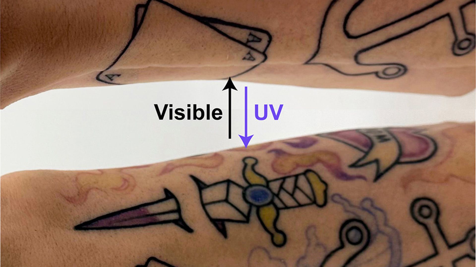 Tattoos you can turn on and off