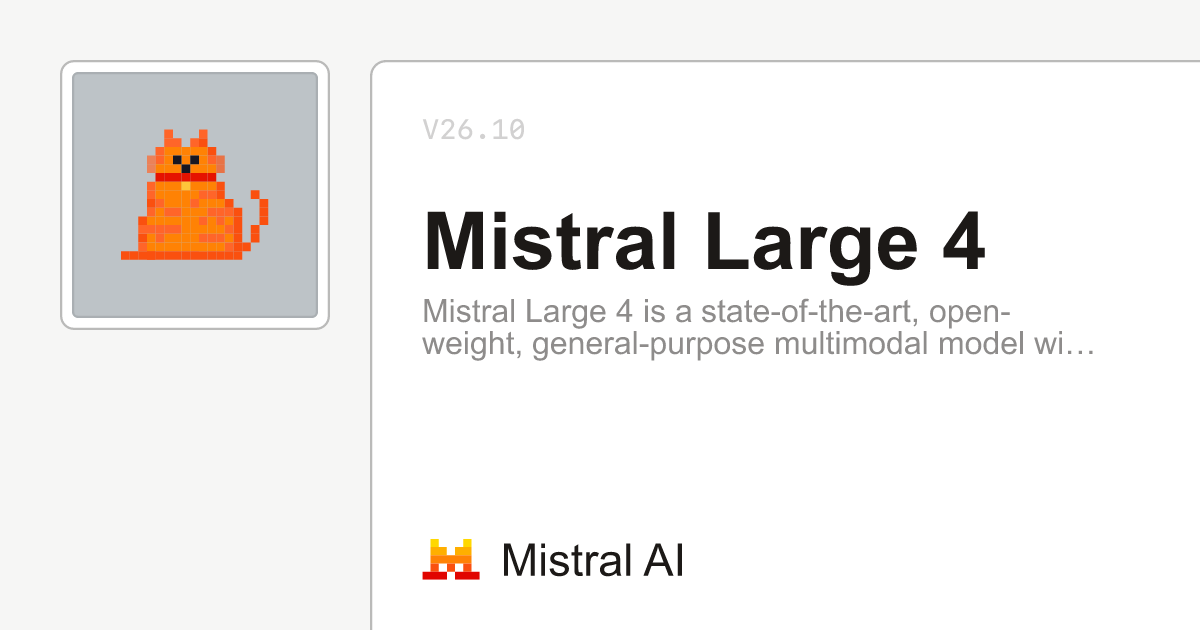 Mistral Large 4