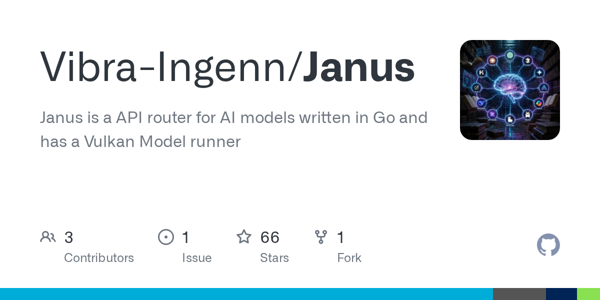 Show HN: Janus – Go binary that runs GGUF models via Vulkan on AMD/Intel/Nvidia