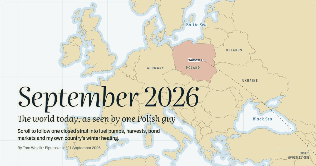 September 2026: The world today, as seen by one Polish guy