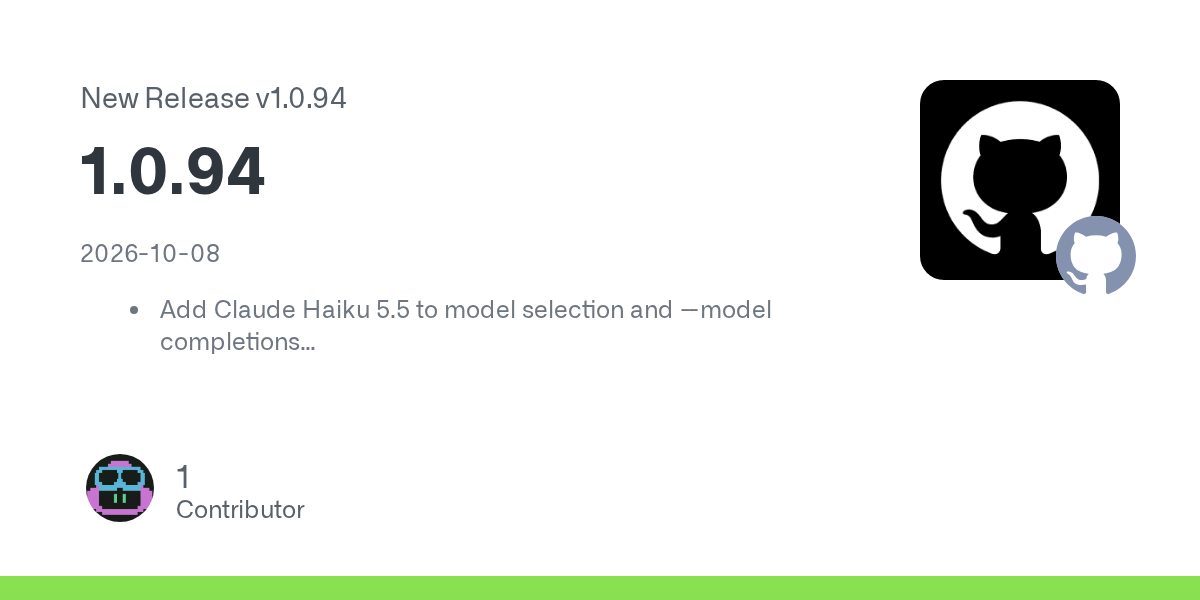 GitHub Copilot CLI v1.0.94