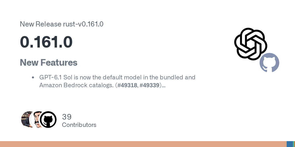 OpenAI Codex CLI rust-v0.161.0