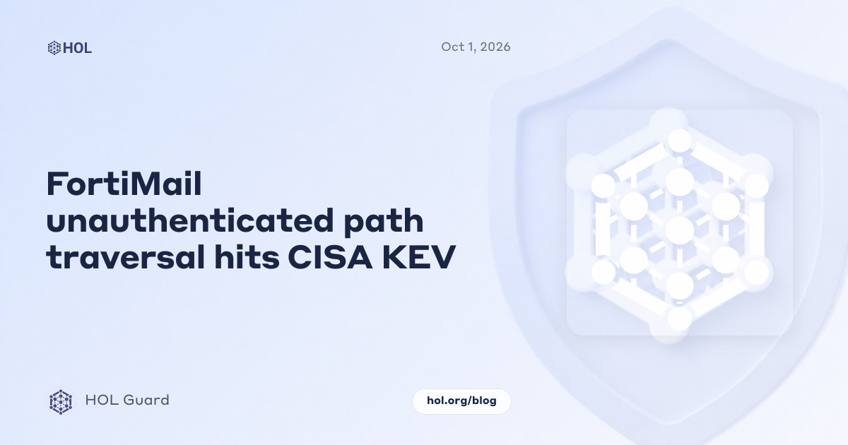 FortiMail unauthenticated path traversal hits CISA KEV