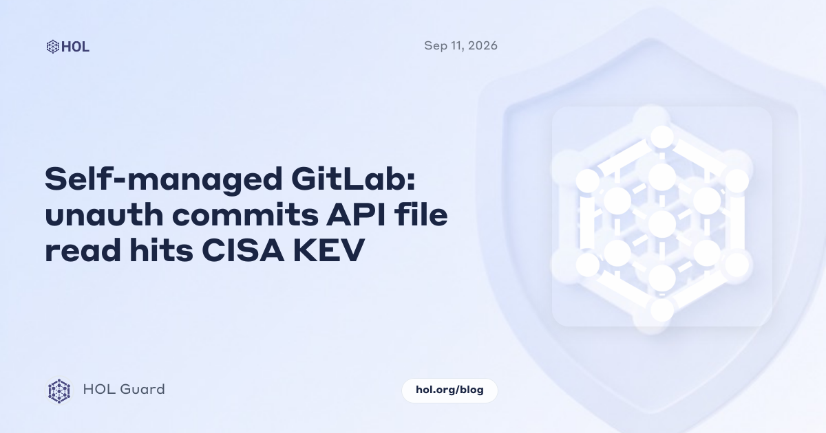 Self-managed GitLab: unauth commits API file read hits CISA KEV