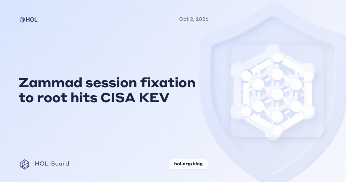 Zammad session fixation to root hits CISA KEV