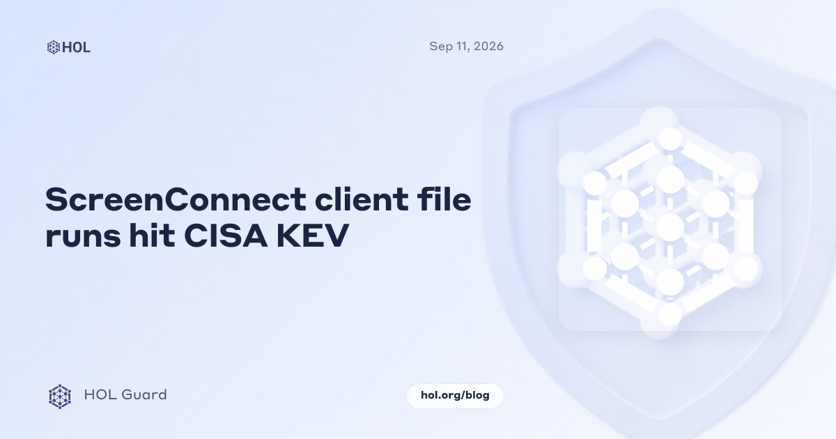 ScreenConnect client file runs hit CISA KEV