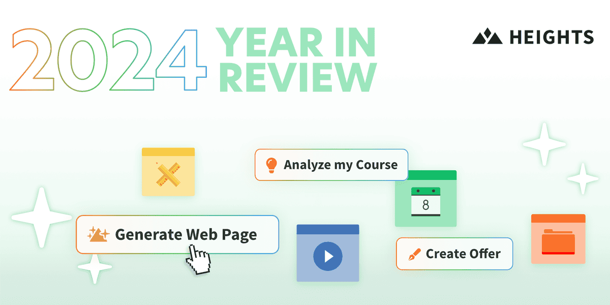 Heights Platform 2024 Yearly Review: The Biggest Updates and Creator News