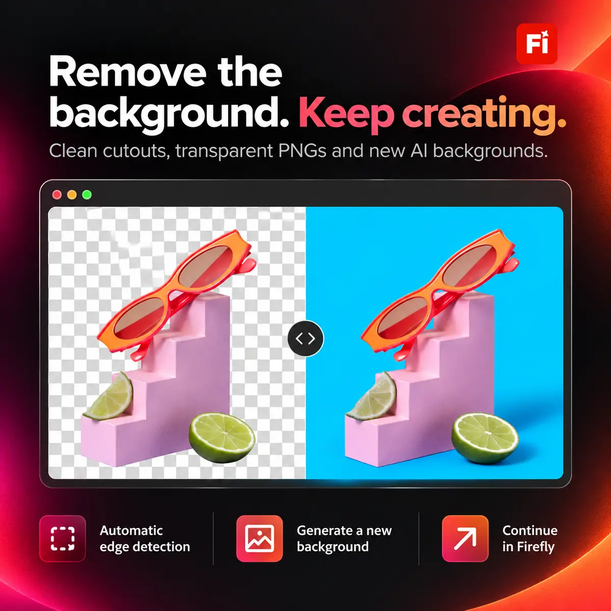 Adobe Firefly AI Background Remover
