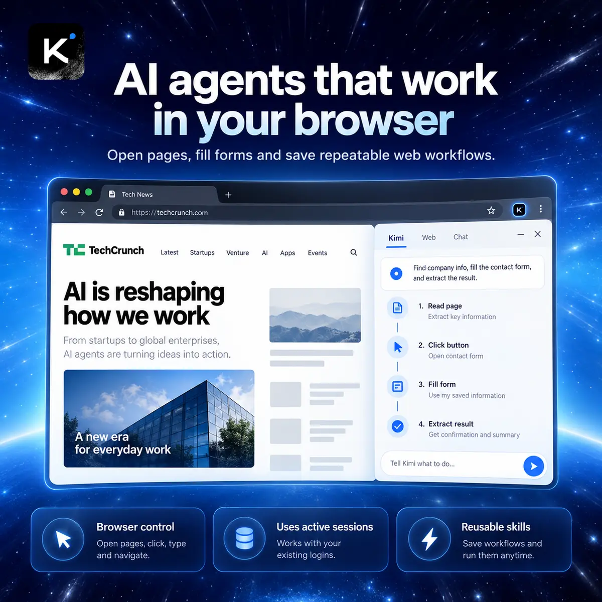 Kimi Browser Extension