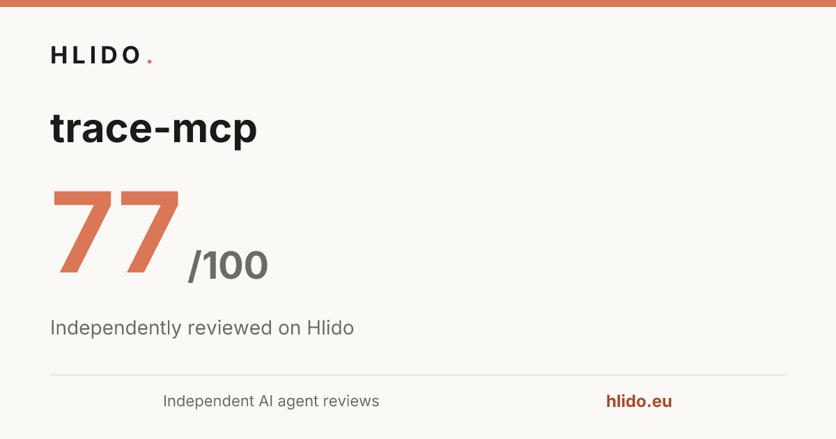 trace-mcp — Laddoo 77/100