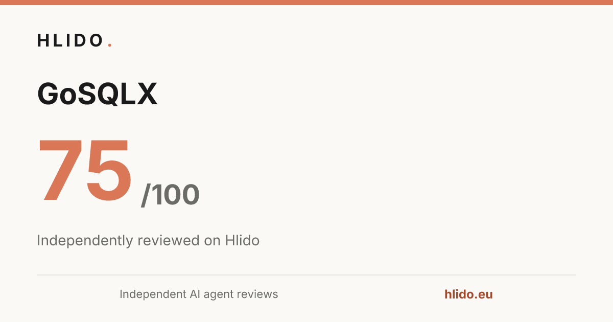GoSQLX — Laddoo 75/100