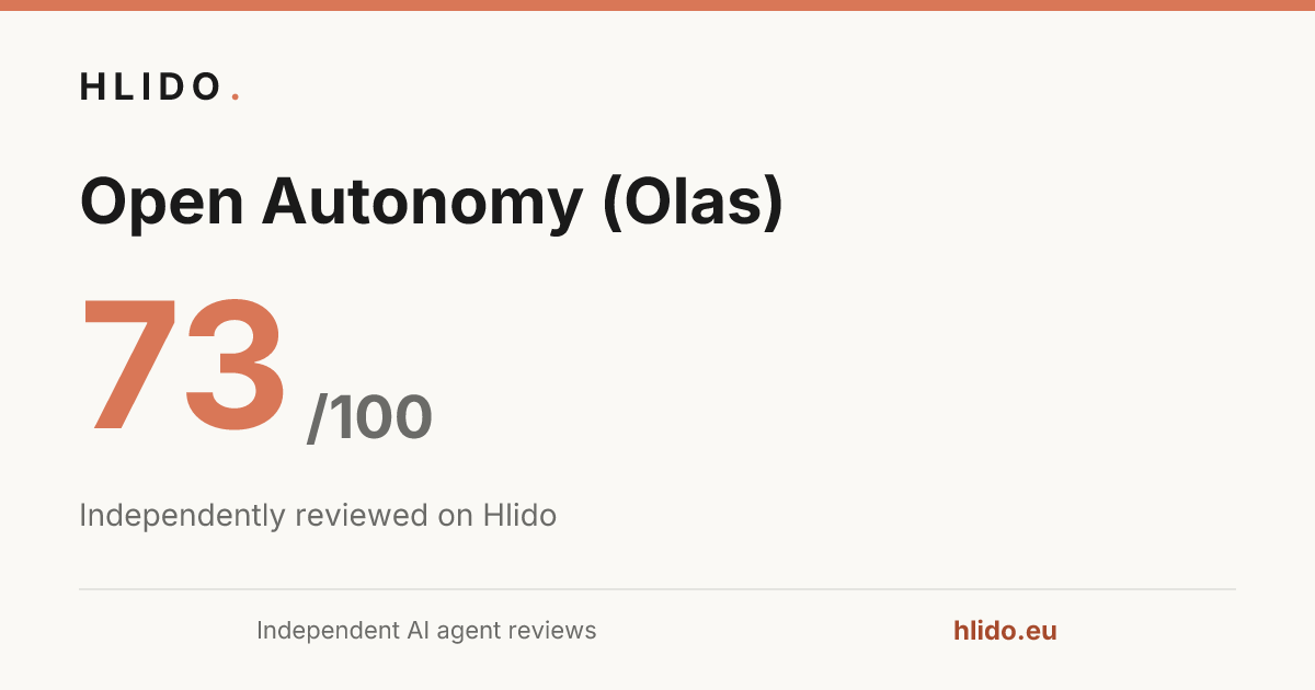 Open Autonomy (Olas) — Laddoo 73/100