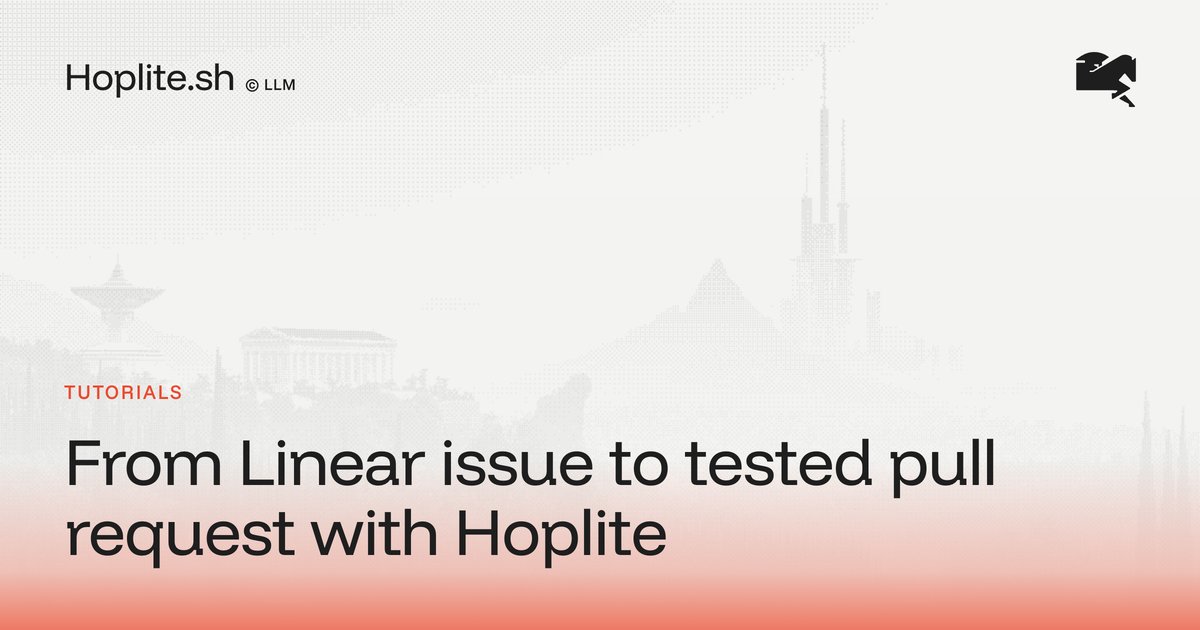 From Linear issue to tested pull request
