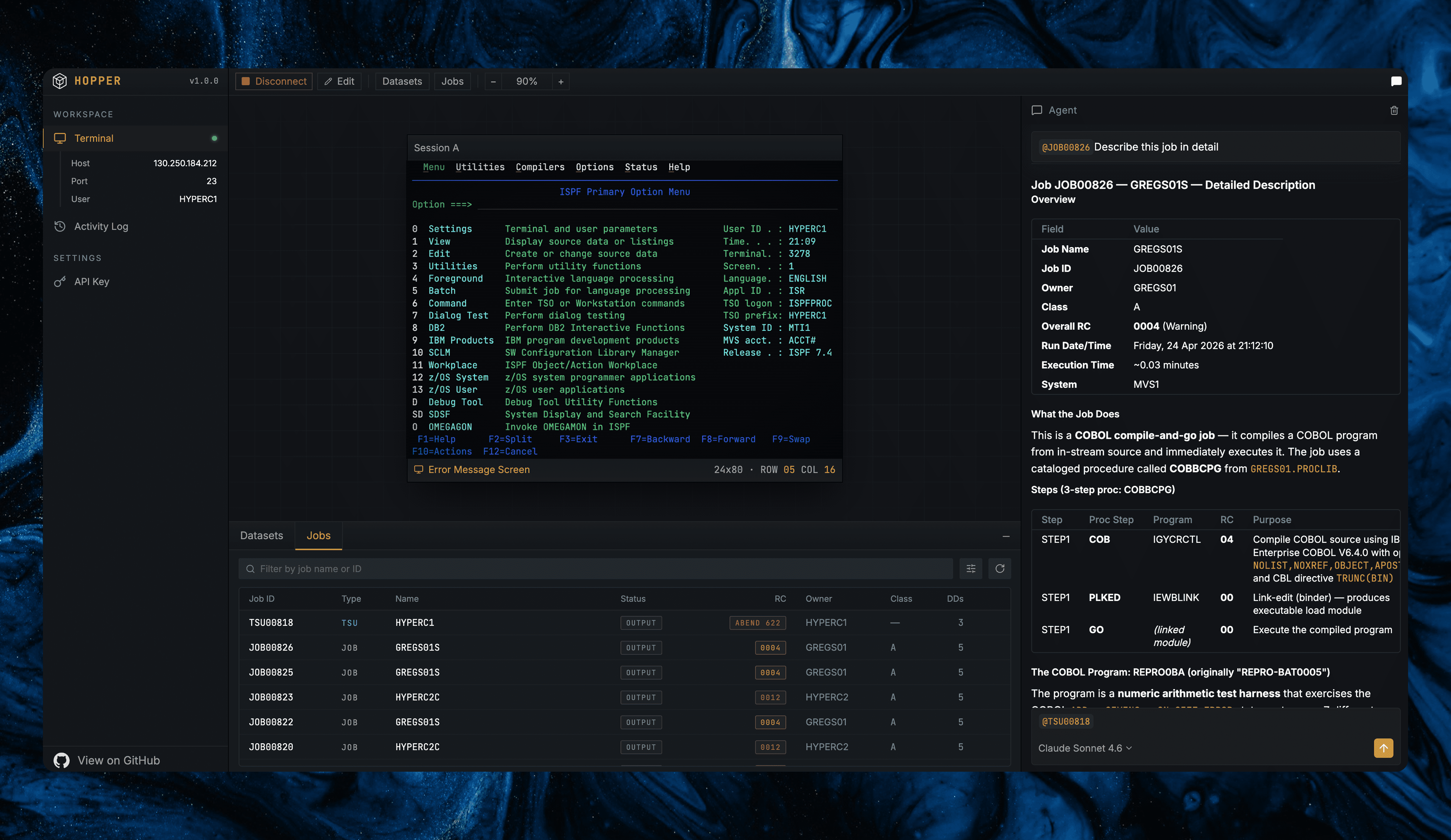 Introducing Hopper: An Agentic Development Environment for the Mainframe