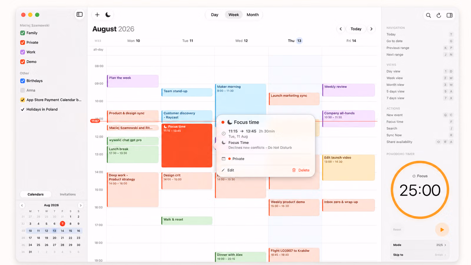 Focus Time Calendar: A Simple System for Protecting Deep Work