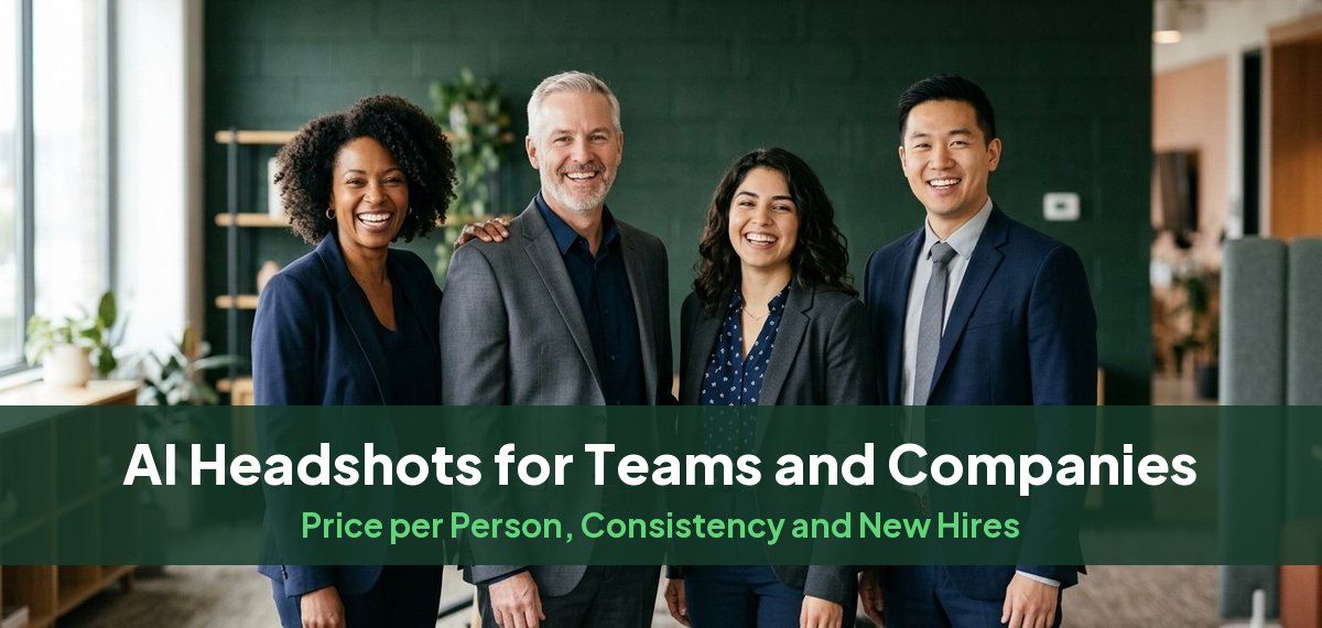Best AI Headshot Generators for Teams and Companies in 2026: Price per Person, Consistency and New Hires