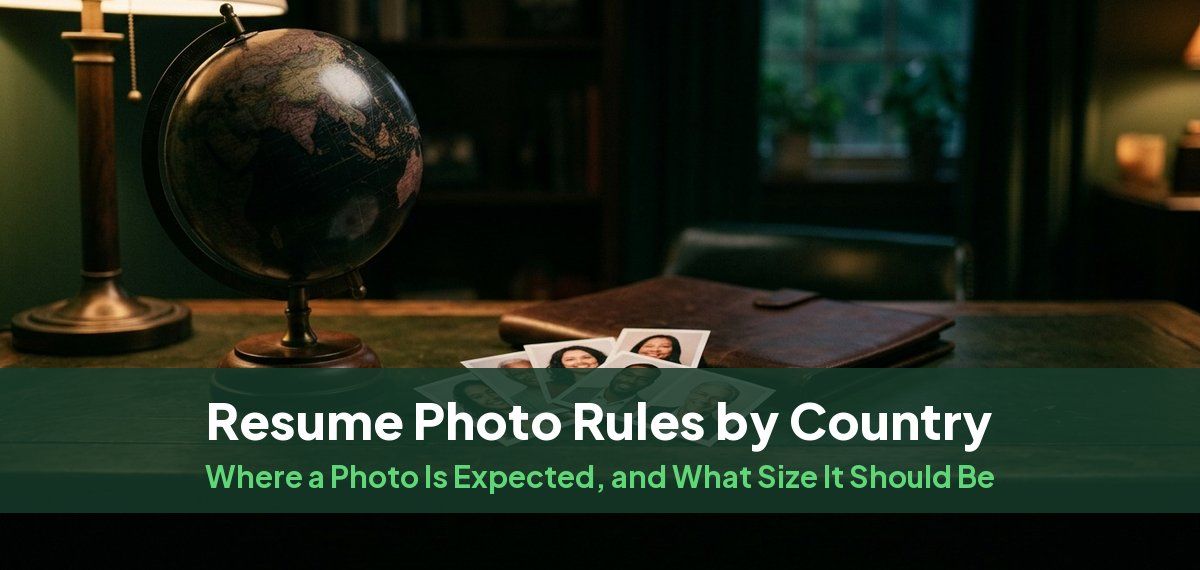 Resume Photo Requirements by Country: Where a Photo Is Expected