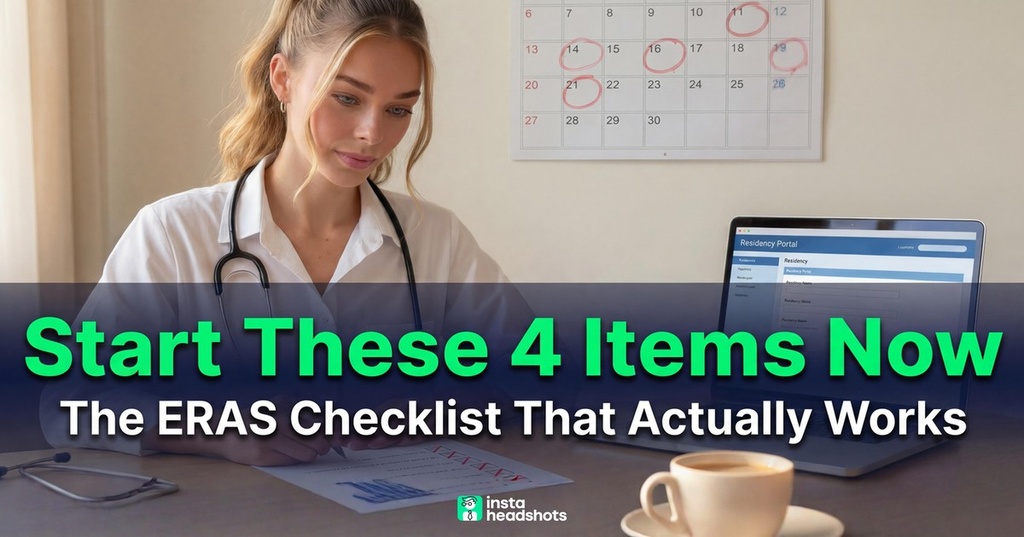 The ERAS Application Checklist That Sorts by Lead Time, Not Importance
