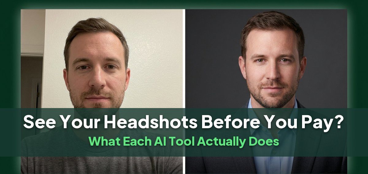 Can You See AI Headshots Before You Pay? What Each Tool Actually Does