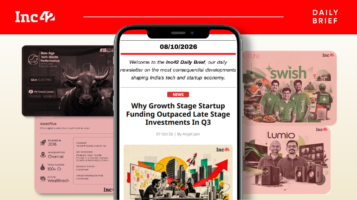 Late Stage Funding Dips, Swish Takes On Zomato & More
