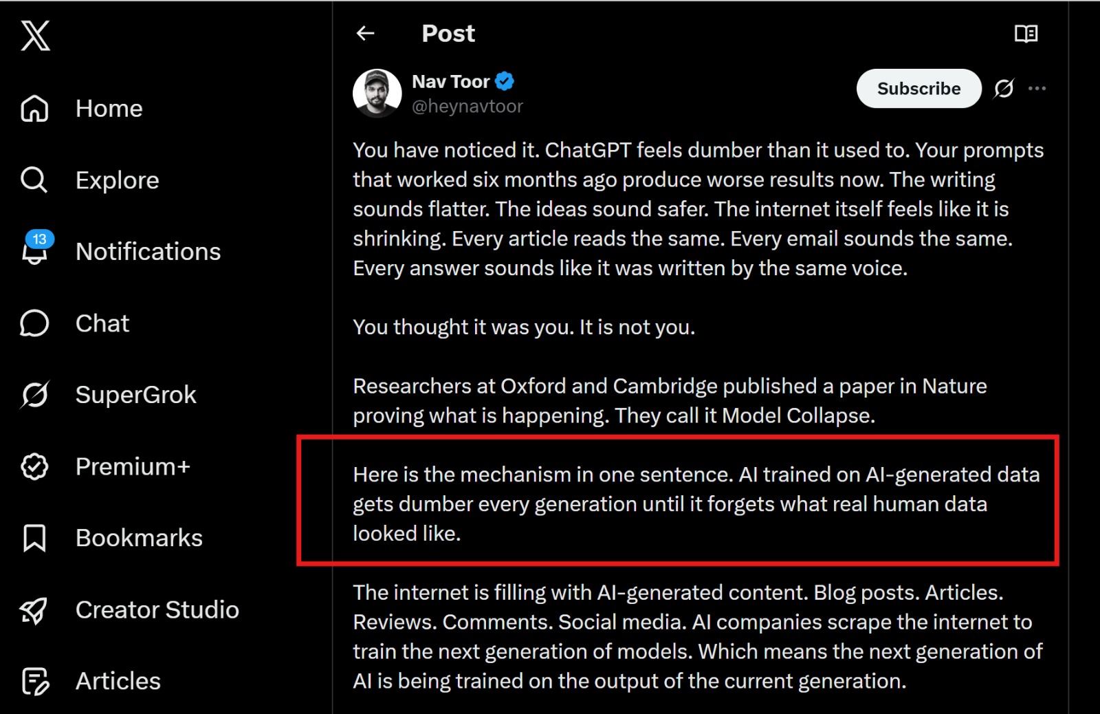 Model Collapse: Why the Web Needs Publishers to Say What They Mean