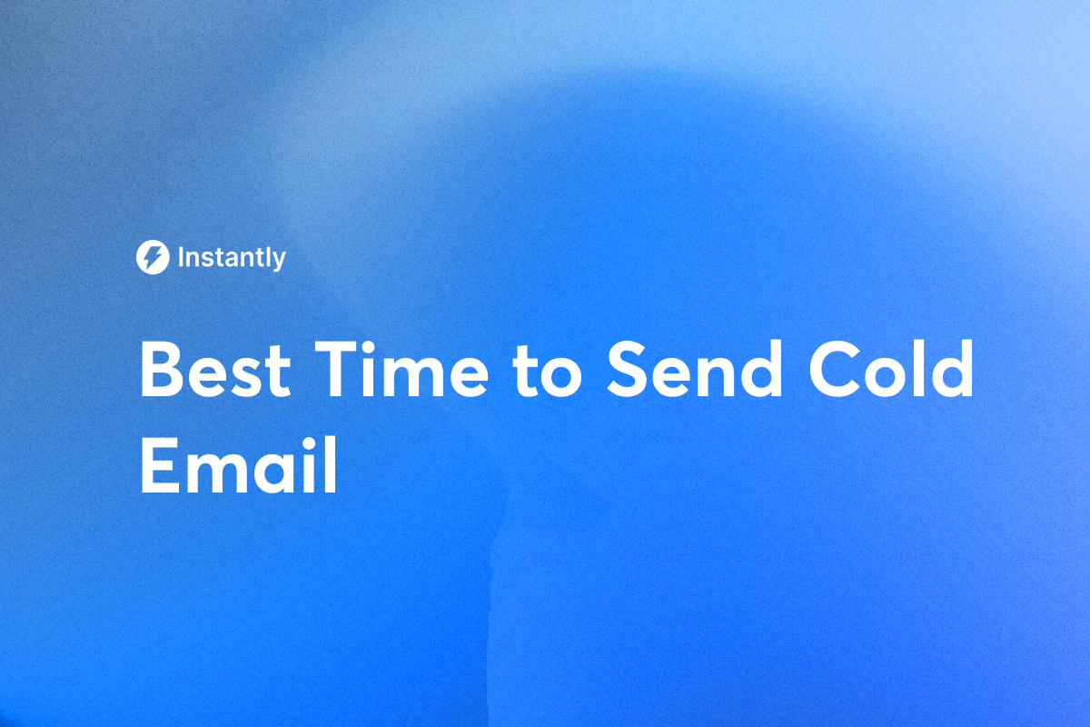 Best Time to Send Cold Email: What the Data Shows